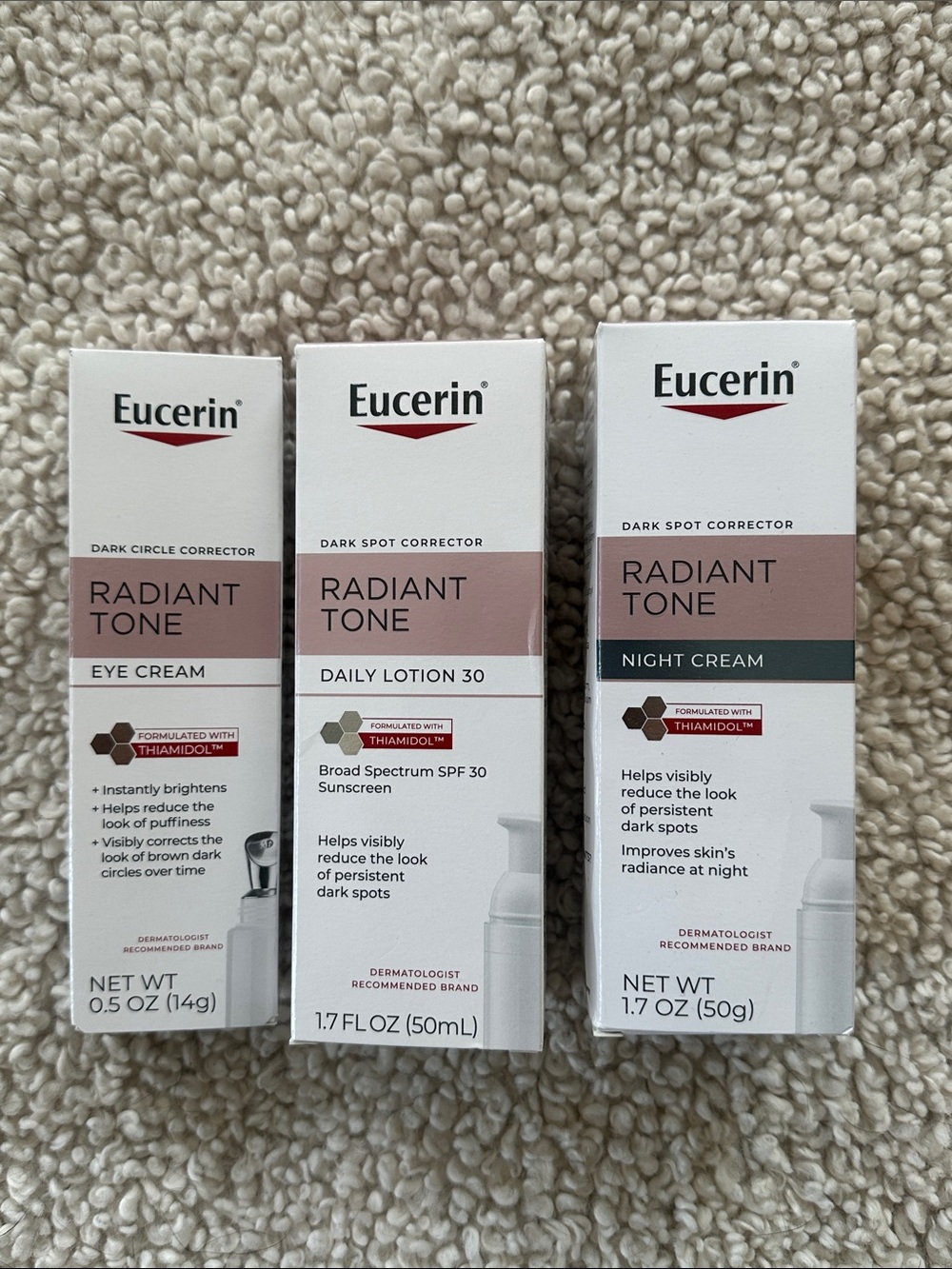 Eucerin Radiant Tone Dark Spot Corrector Cream Bundle